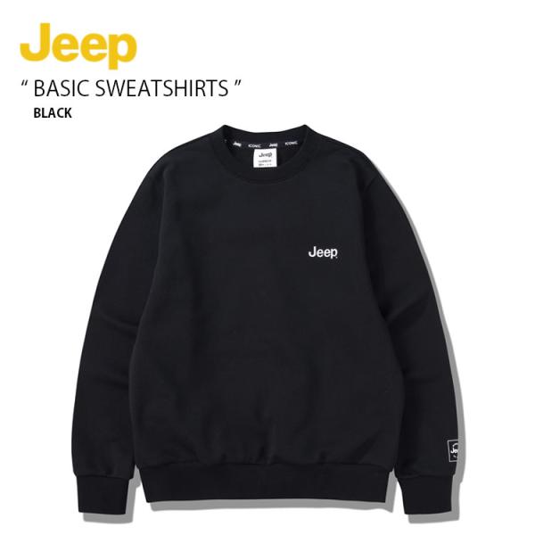 Jeep ジープ スウェット BASIC SWEATSHIRTS ベーシック スウェットシャツ 長袖...