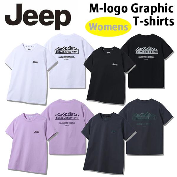 Jeep ジープ レディース Tシャツ M-LOGO GRAPHIC S/SR/TEE ロゴTシャツ...