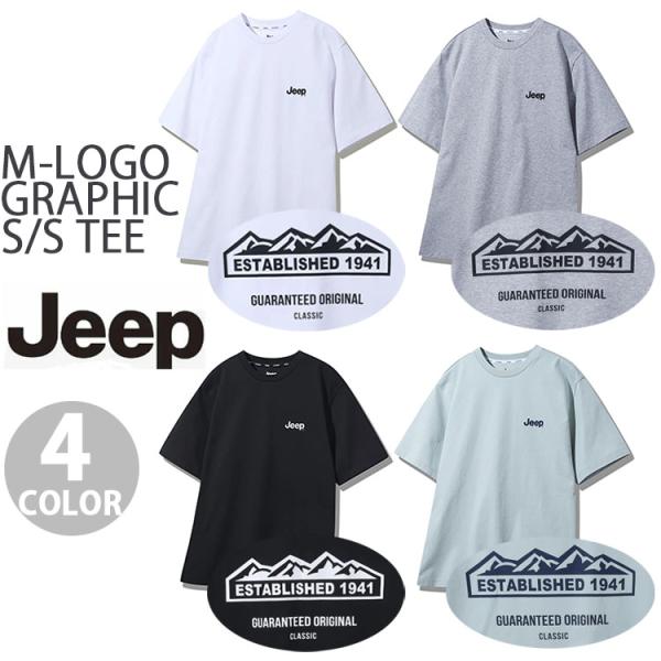 Jeep ジープ Tシャツ M-LOGO GRAPHIC S/SR/TEE ロゴTシャツ グラフィッ...