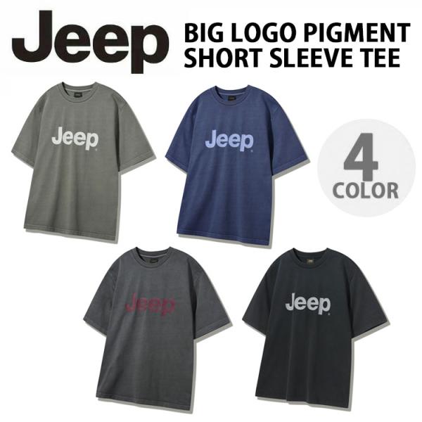 Jeep ジープ Tシャツ BIG LOGO PIGMENT S/SR/TEE JQ5TSU691 ...