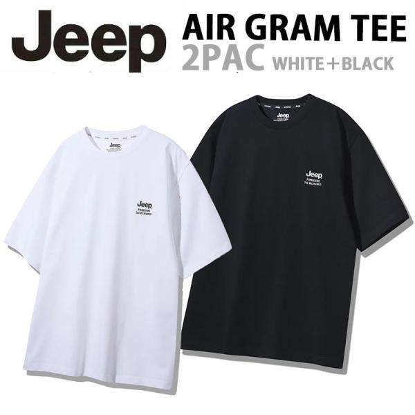 Jeep ジープ Tシャツ 2枚1セット 2PACK AIR GRAM T-SHIRTS ロゴTシャ...