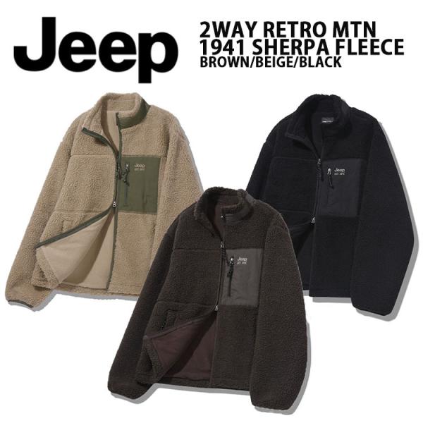 Jeep ジープ フリースジャケット ボアフリース 2WAY RETRO MOUNTAIN 1941...