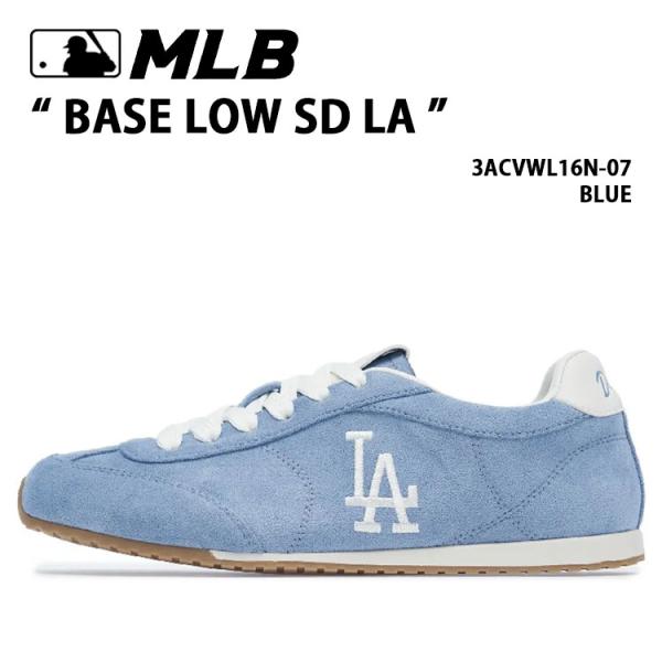 MLB エムエルビー レディース スニーカー BASE LOW SD LA シューズ ベースロー ス...