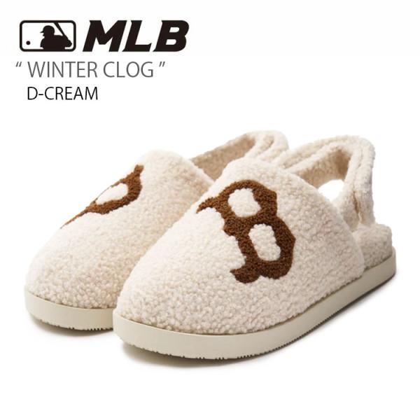 MLB エムエルビー サンダル MLB WINTER CLOG D-CREAM ウィンター クロッグ...