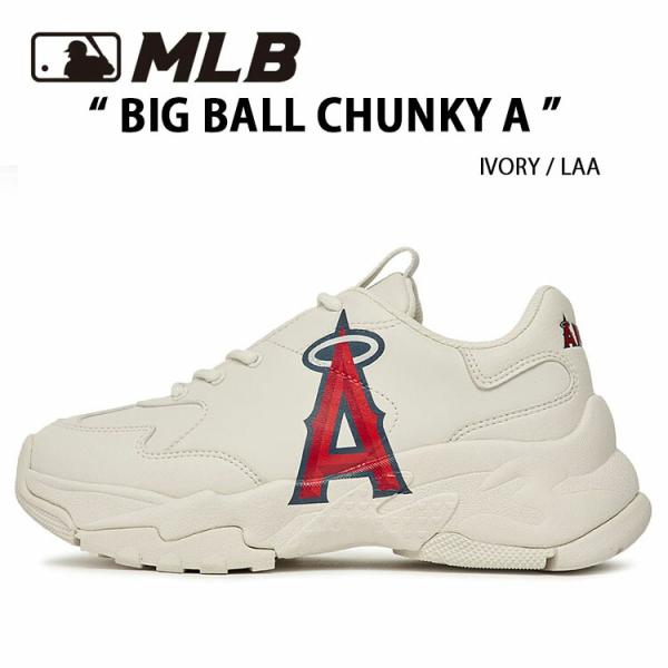 MLB スニーカー BIGBALL CHUNKY A LAA 厚底スニーカー ロサンゼルスエンゼルス...