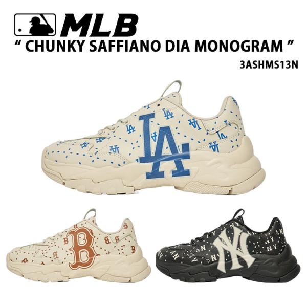 MLB エムエルビー BIGBALL CHUNKY SAFFIANO DIA MONOGRAM ビッ...