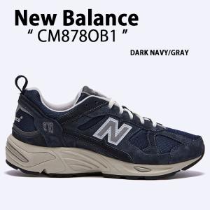 New Balance ニューバランス スニーカー CM878OB1 NAVY GRAY DENIM シューズ NewBalance CM878 ニューバランスCM878 スエード メッシュ ネイビー グレー｜a-dot