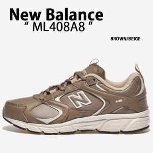 New Balance ニューバランス スニーカー NEWBALANCE ML408 ML408A8 BROWN BEIGE シューズ ブラウン ベージュ メンズ レディース｜a-dot