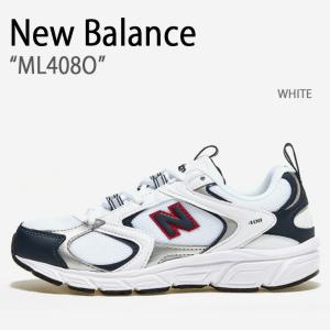 New Balance ニューバランス スニーカー ML408O NEWBALANCE WHITE ホワイト シューズ メンズ レディース｜a-dot
