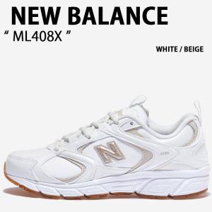 New Balance ニューバランス スニーカー NEWBALANCE ML408 ML408X WHITE BEIGE シューズ ホワイト ベージュ メンズ レディース 男性用 女性用｜a-dot