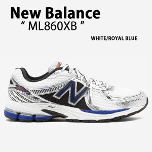 New Balance ニューバランス スニーカー ML860XB WHITE ROYAL BLUE シューズ  860v2 New BalanceML860 メッシュ ランニングシューズ ホワイト ロイヤルブルー｜a-dot