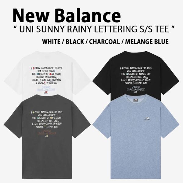 New Balance ニューバランス 半袖 Tシャツ UNI SUNNY RAINY LETTER...