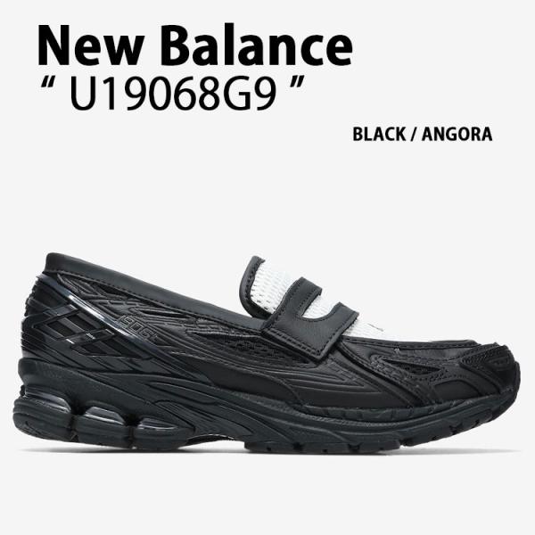 New Balance ニューバランス ローファー スニーカー U19068G9 BLACK ANG...