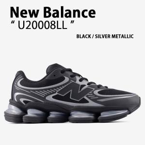 New Balance ニューバランス スニーカー U20008LL シューズ NewBalance2000 ランニングシューズ ABZORB アブゾーブ BLACK ブラック メンズ レディース