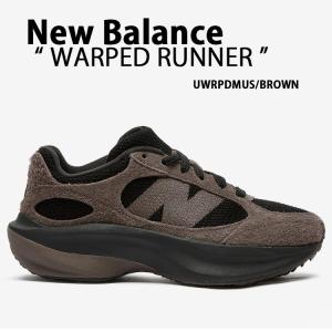 new balance　ワープドランナーベージュ/黒 スエードメッシュスニーカー New Balance ニューバランス スニーカー WRPD RUNNER DARK GRAY
