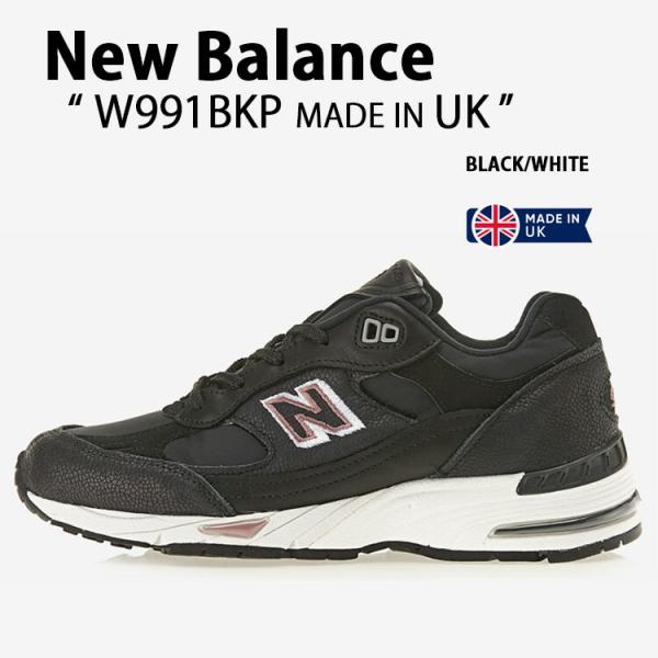 New Balance ニューバランス レディース スニーカー W991BPK BLACK WHIT...