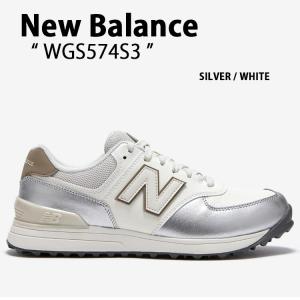 New Balance ニューバランス レディース スニーカー WGS574 WGS574S3 ゴルフシューズ SILVER WHITE シューズ シルバー ホワイト スパイクレス｜a-dot