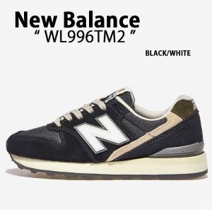 New Balance ニューバランス レディース スニーカー WL996TM2 BLACK WHITE GRAY シューズ スエード NewBalance996 ニューバランス996 スウェード ブラック｜a-dot