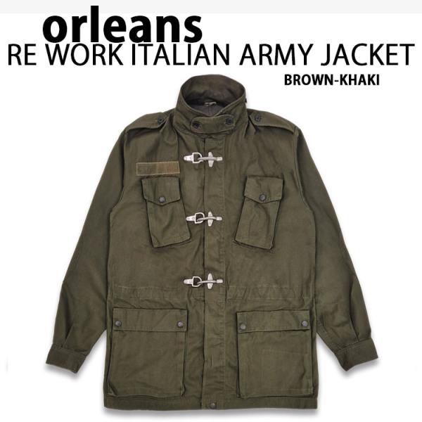 orleans ミリタリージャケット re work Italian army jacket ミリタ...