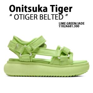 Onitsuka Tiger オニツカタイガー サンダル OTIGER BELTED LIME GREEN JADE 1182A681.300 オータイガー ベルテッド ライムグリーン ジェイド 厚底 軽量