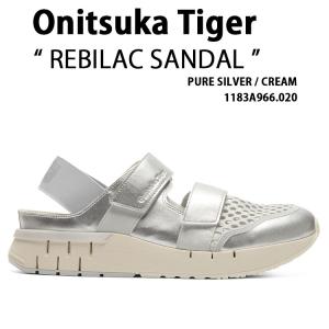 Onitsuka Tiger オニツカタイガー レディース サンダル REBILAC SANDAL SILVER 1183A966.020 シューズ レビラックサンダル シルバー クリーム スポーツサンダル