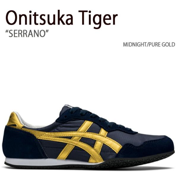 Onitsuka Tiger スニーカー SERRANO MIDNIGHT PURE GOLD セラ...