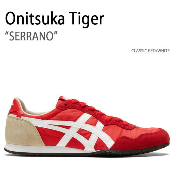 Onitsuka Tiger スニーカー SERRANO CLASSIC RED WHITE レディ...