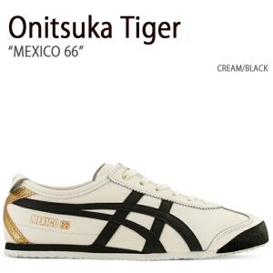 Onitsuka Tiger オニツカタイガー スニーカー MEXICO 66 CREAM BLACK メキシコ 66 クリーム     1183B493.100｜a-dot