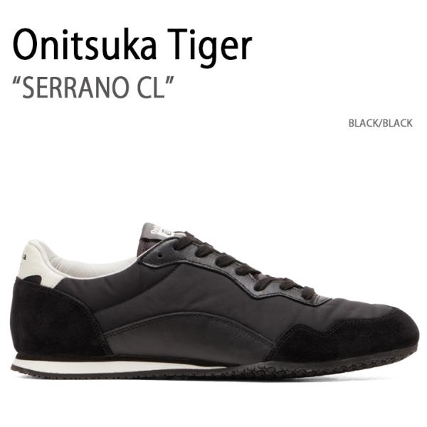 Onitsuka Tiger スニーカー SERRANO CL BLACK メンズ レディース 11...