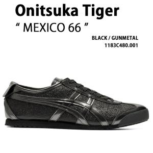 Onitsuka Tiger オニツカタイガー レディース スニーカー MEXICO 66 1183C480.001 シューズ メキシコ66 BLACK ブラック 女性用