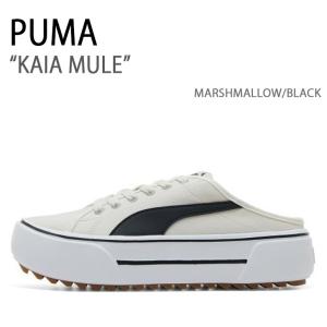 PUMA プーマ スニーカー PUMA KAIA MULE MARSHMALLOW BLACK シューズ メンズ レディース 男性用 女性用 385168-02｜a-dot