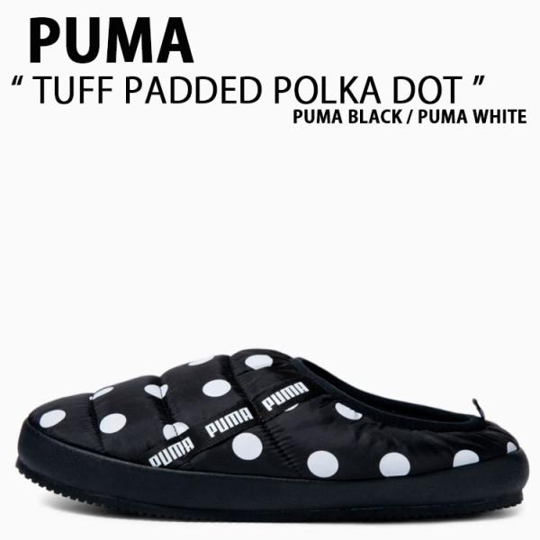 PUMA プーマ ミュール TUFF PADDED POLKA DOT BLACK 39219201...