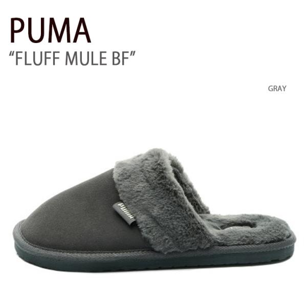 PUMA プーマ サンダル PUMA FLUFF MULE BF GRAY シューズ メンズ レディ...