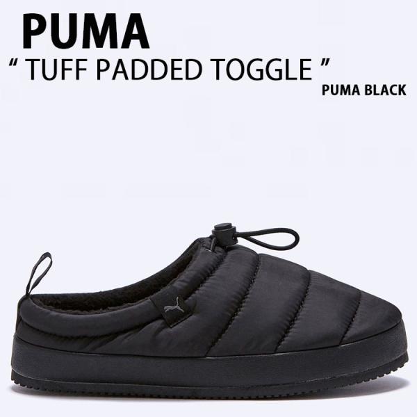 PUMA プーマ ミュール TUFF PADDED TOGGLE BLACK 39283201 タフ...