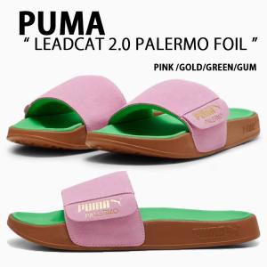 【海外限定】PUMA Leadcat 2.0 Palermo スウェード サンダル PUMA プーマ サンダル LEADCAT 2.0 PALERMO FOIL 399041-01
