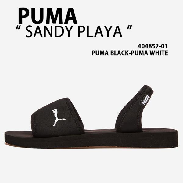 PUMA プーマ レディース サンダル SANDY PLAYA 404852-01 BLACK シュ...