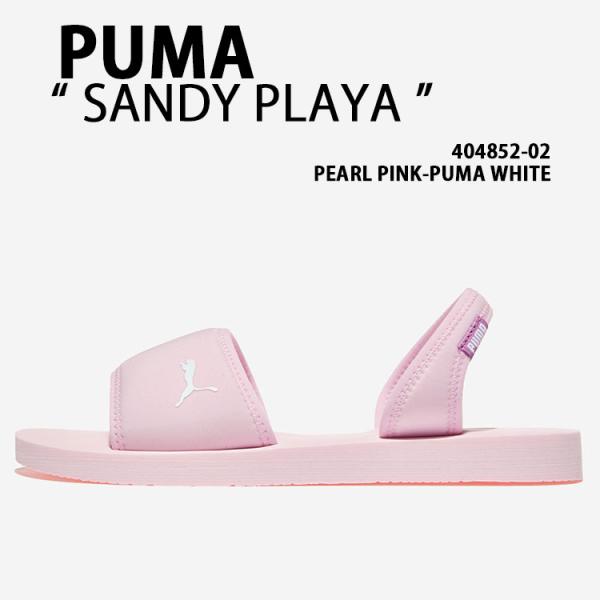 PUMA プーマ レディース サンダル SANDY PLAYA 404852-02 PINK シュー...