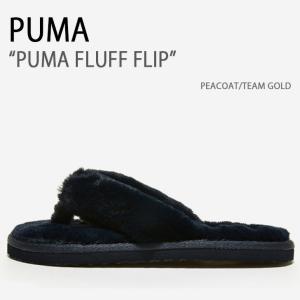 PUMA プーマ スニーカー PUMA FLUFF FLIP PEACOAT TEAM GOLD シューズ メンズ レディース 男性用 女性用 PKI38534906｜a-dot