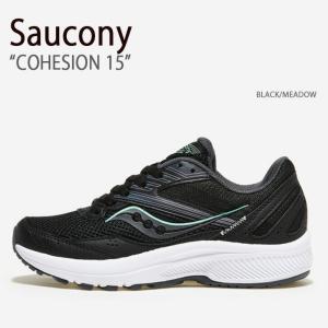 Saucony サッカニー スニーカー COHESION 15 BLACK MEADOW S10702-05 シューズ コヒージョン15 メンズ レディース 男性用 女性用｜a-dot