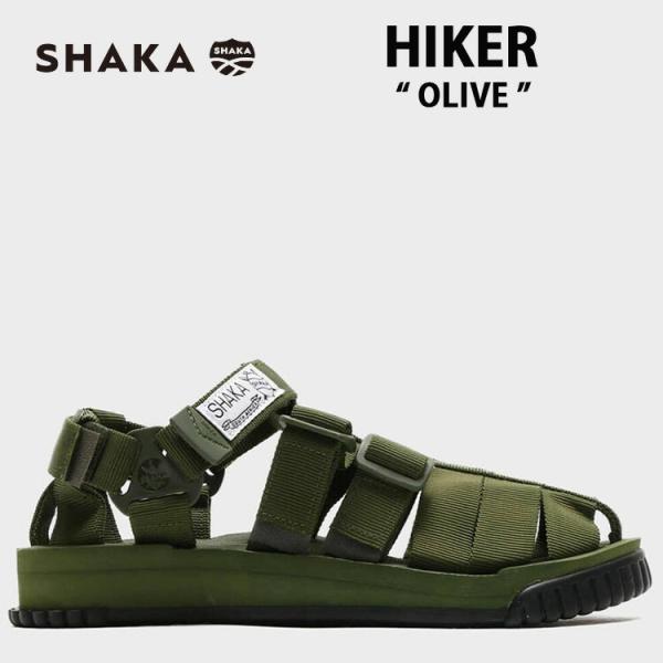SHAKA サンダル シャカ サンダル HIKER ハイカー OLIVE オリーブ メンズ レディー...