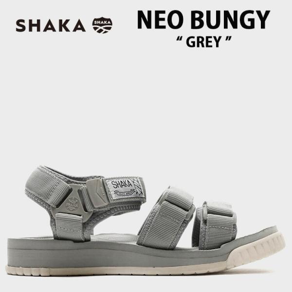 SHAKA サンダル シャカ サンダル NEO BUNGY ネオバンジー GREY グレー スポーツ...