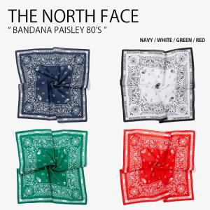 THE NORTH FACE ノースフェイス スカーフ BANDANA PAISLEY バンダナ ペイズリー柄 UVカット ブラック ホワイト レッド ネイビー NA5BN51｜a-dot