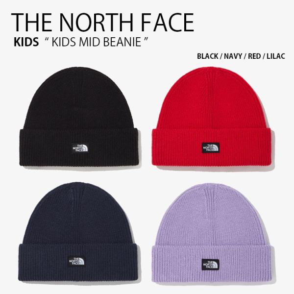 THE NORTH FACE ノースフェイス キッズ ニット帽 KIDS MID BEANIE ミッ...