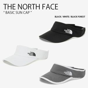 THE NORTH FACE ノースフェイス サンバイザー BASIC SUN CAP ベーシック サン キャップ 帽子 チェック柄 ブラック ホワイト メンズ レディース NE3CP11A/B/C｜a-dot