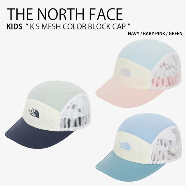 THE NORTH FACE ノースフェイス キッズ ベースボールキャップ K'S MESH COL...