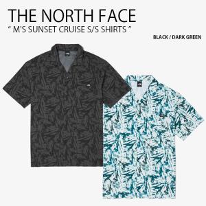 THE NORTH FACE ノースフェイス カジュアルシャツ M'S SUNSET CRUISE S/S SHIRTS サンセット クルーズ ショートスリーブ シャツ メンズ レディース NH8SQ14A/B/C