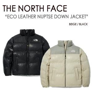 THE NORTH FACE ノースフェイス ダウンジャケット レザー ECO LEATHER NUPTSE DOWN JACKET ヌプシ ダウン ジャケット 本革 天然皮革  NJ1DM61｜a-dot