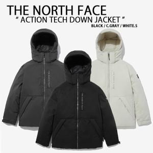 THE NORTH FACE ノースフェイス ダウンジャケット ACTION TECH DOWN JACKET ダウン ジャケット ショートダウン WHITELABEL BLACK CHARCOAL WHITE NJ1DN54K/J/L｜a-dot