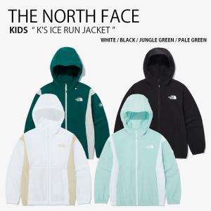 THE NORTH FACE ノースフェイス キッズ ナイロンジャケット K'S ICE RUN JACKET アイス ラン ジャケット フーディ パーカー ロゴ 子供用 NJ3LQ07S/T/U/V｜a-dot