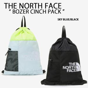 THE NORTH FACE ノースフェイス シンチバッグ トート BOZER CINCH PACK 2WAY バックパック リュック トートバッグ BLACK SKYBLUE バッグ かばん ロゴ NN2PP31A/B｜a-dot